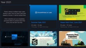 When will steam summer discounts be made in 2021?