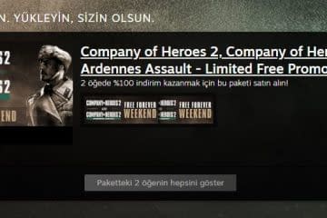 Miss! Company of Heroes 2 is free on Steam