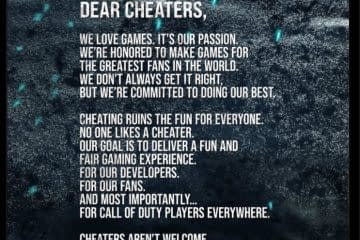 Call of Duty won’t turn a blind eye to cheaters