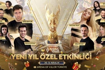 100,000 TL will be donated at arena of Valor New Year event