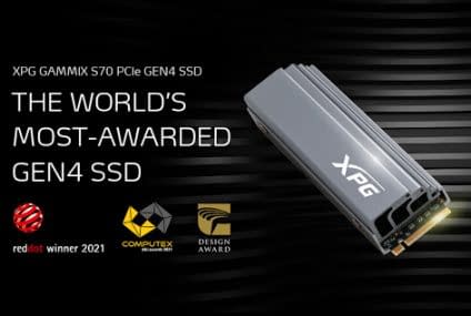 XPG GAMMIX S70 Wins 2021 COMPUTEX d&i Award