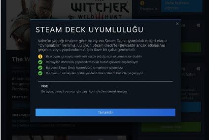 Valve Begins Listing Steam Deck Compatibility in Games