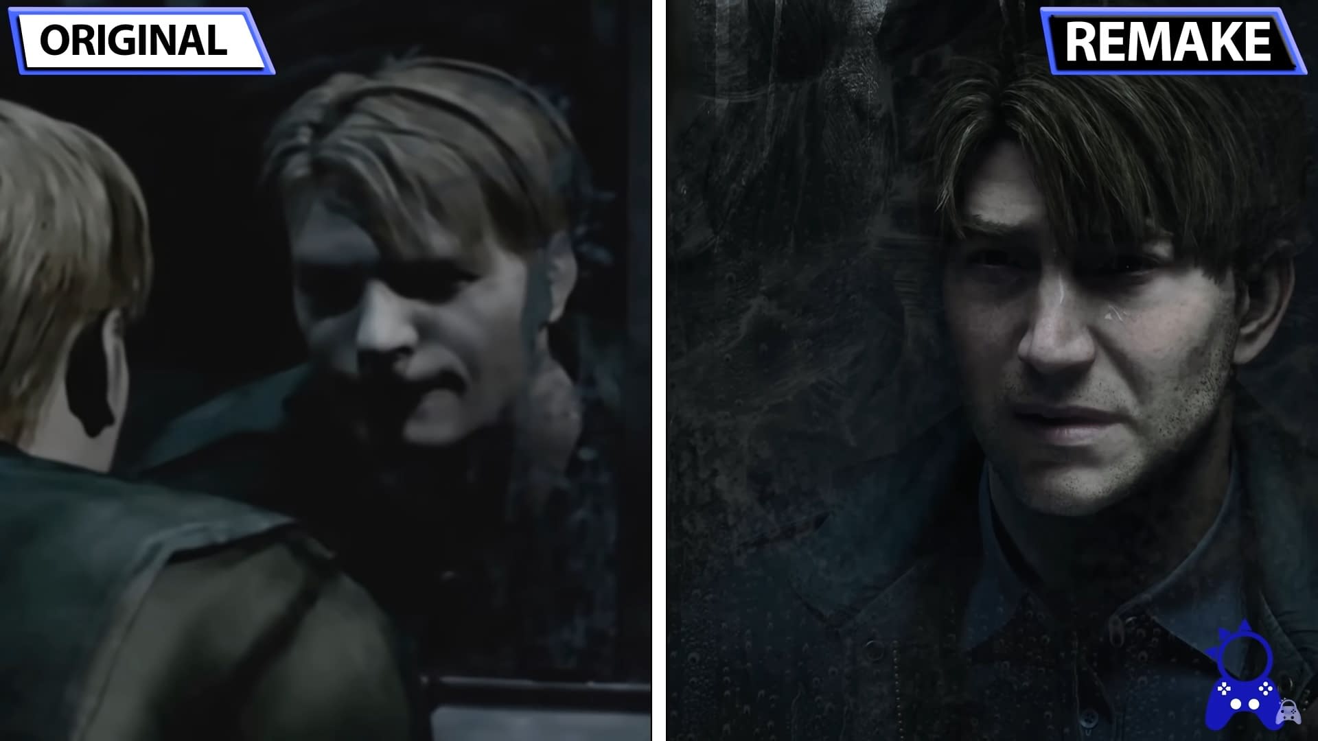 Silent Hill 2 Remake and Original Comparison Video