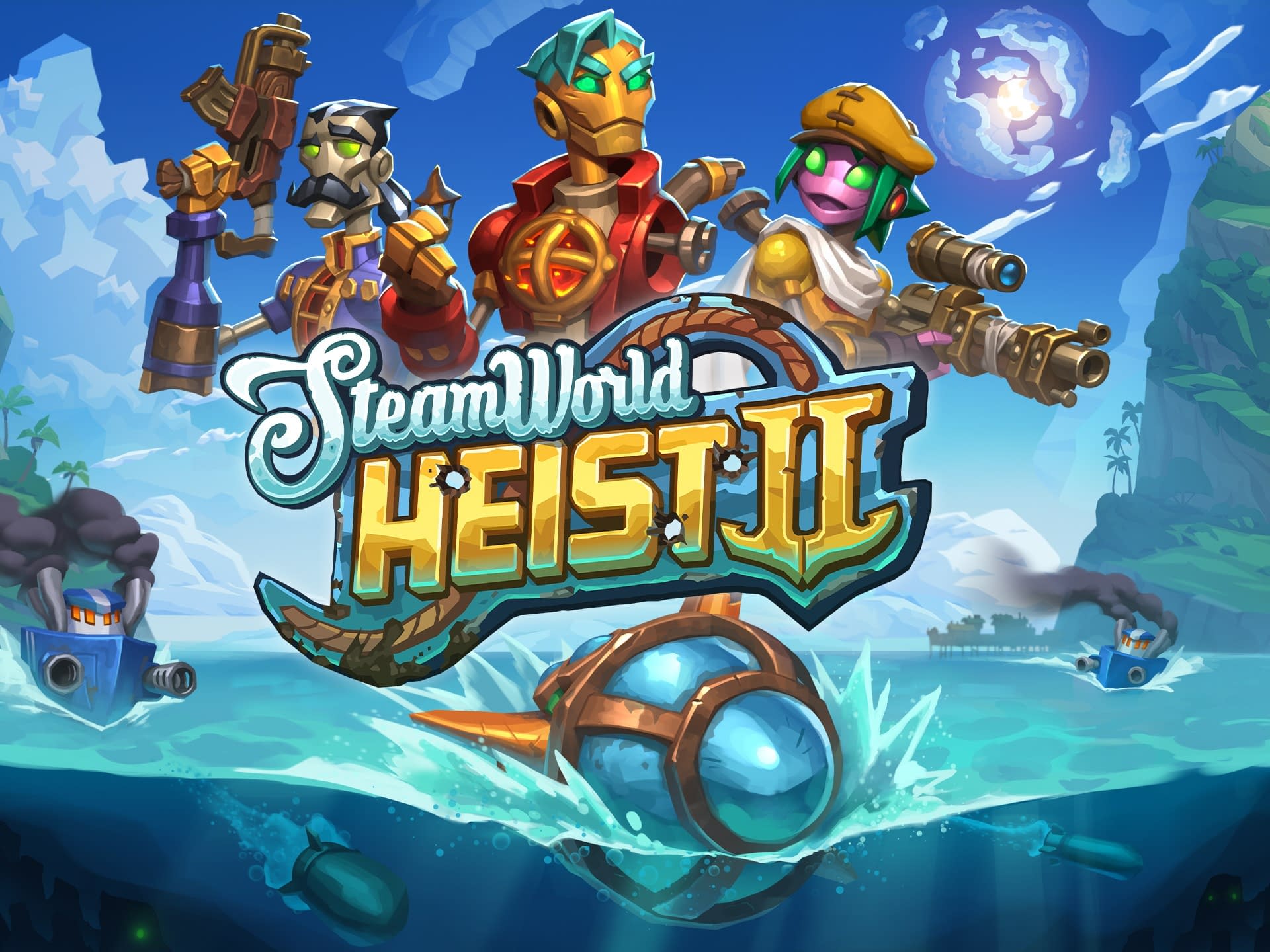 New Screen Images Published For Steamworld Heist 2