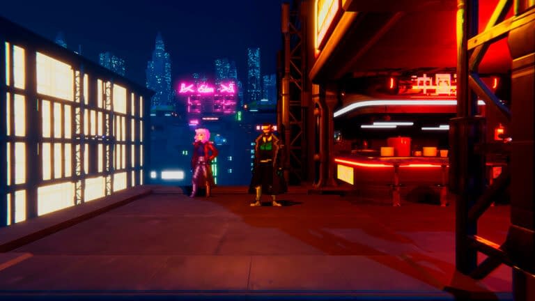 Cyberpunk-Themed Role-Playing Game Neon Blood Comes in 2023
