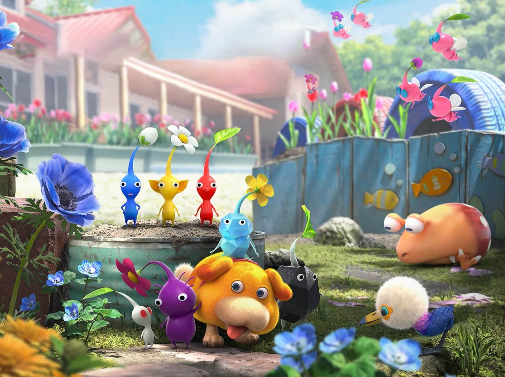 Switch Game Show New Fragman Character Design Space for Pikmin 4