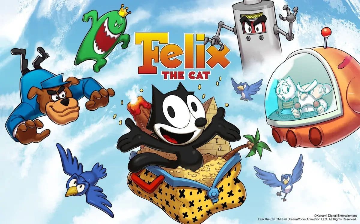 Konami published Retro Digital Package, Two Classic Felix the Cat Game!