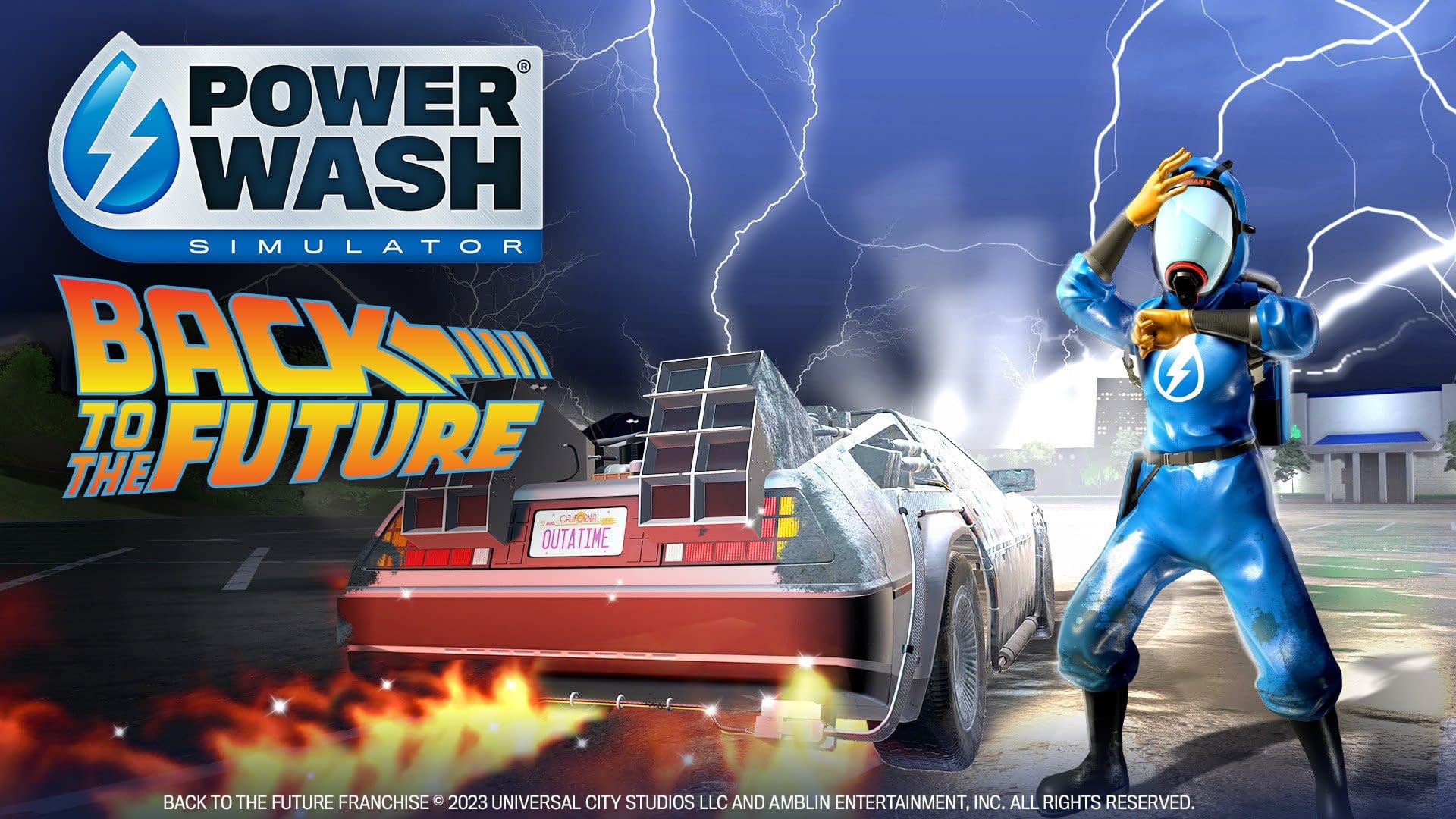 Back to the Future Business Association Pack for Powerwash Simulator