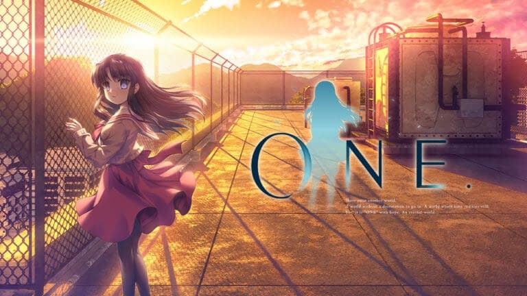Romantic Visual Roman Game ONE. Released in Japan for Switch and PC