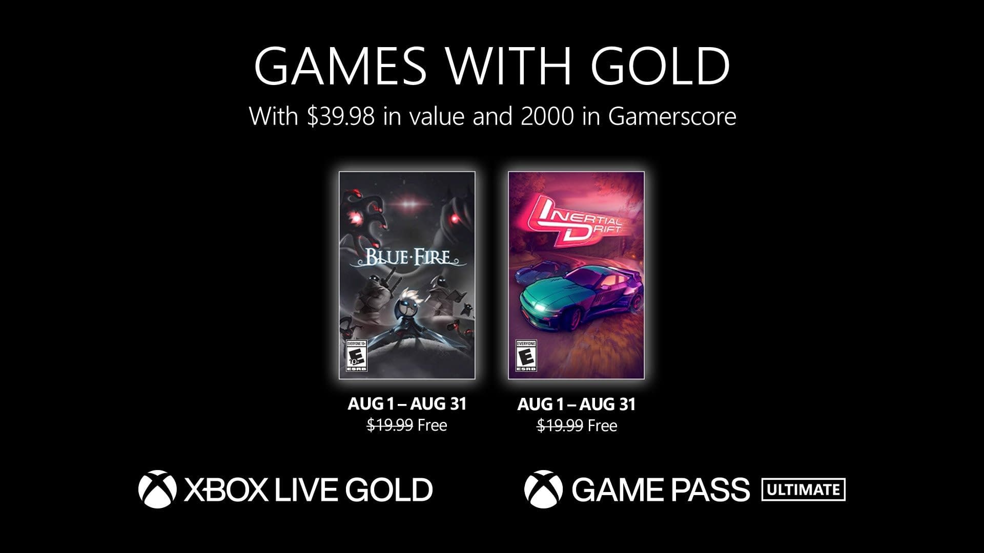 Xbox Live Gold August 2023 Free Games Announced