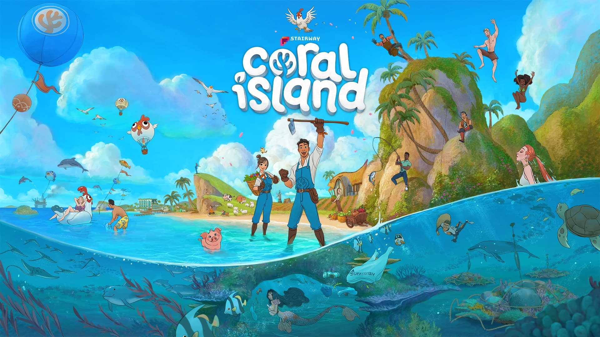 Coral Island Enters Steam Weekly Bestseller List