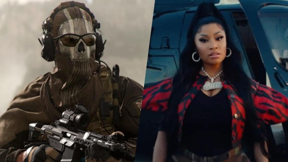 The singer Nicki Minaj Tells the Future of Modern Warfare 2