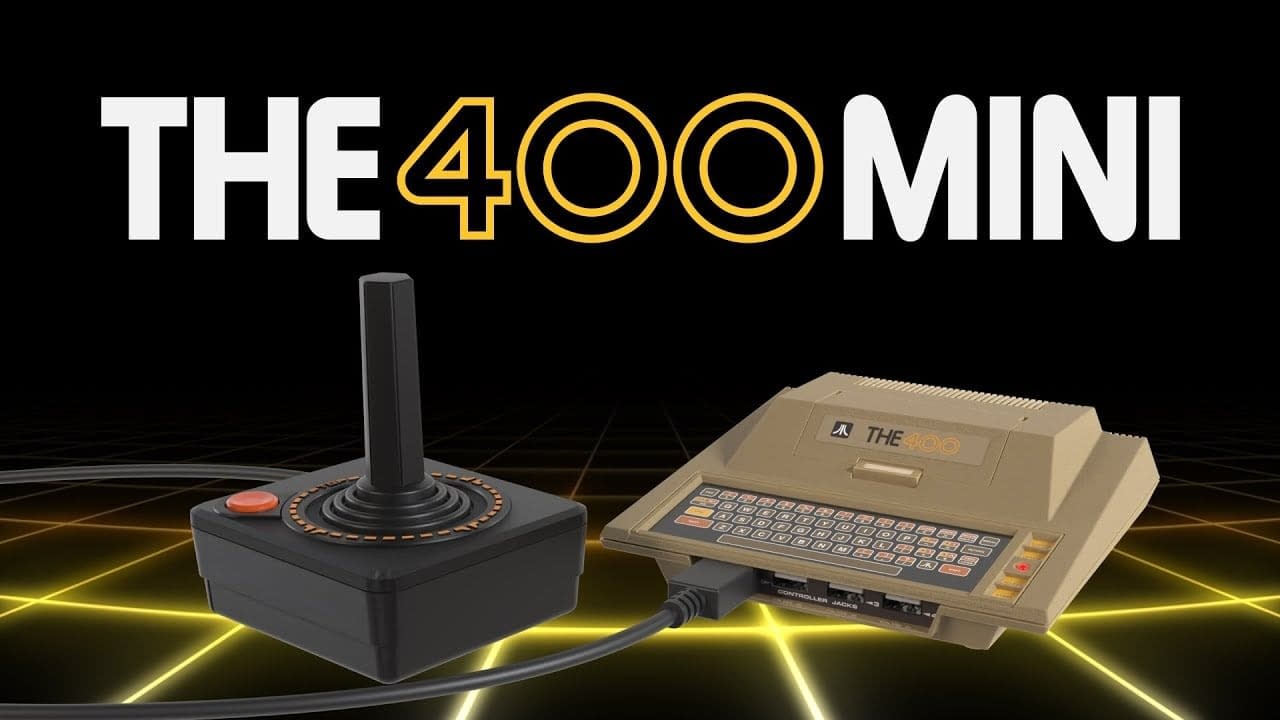 Mini Version Announcement of Atari 400: Comes with 25 Classic Games