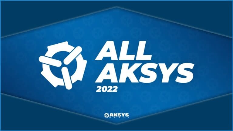 All Aksys Fall 2022 Live Stream Event Will Be Held On October 20