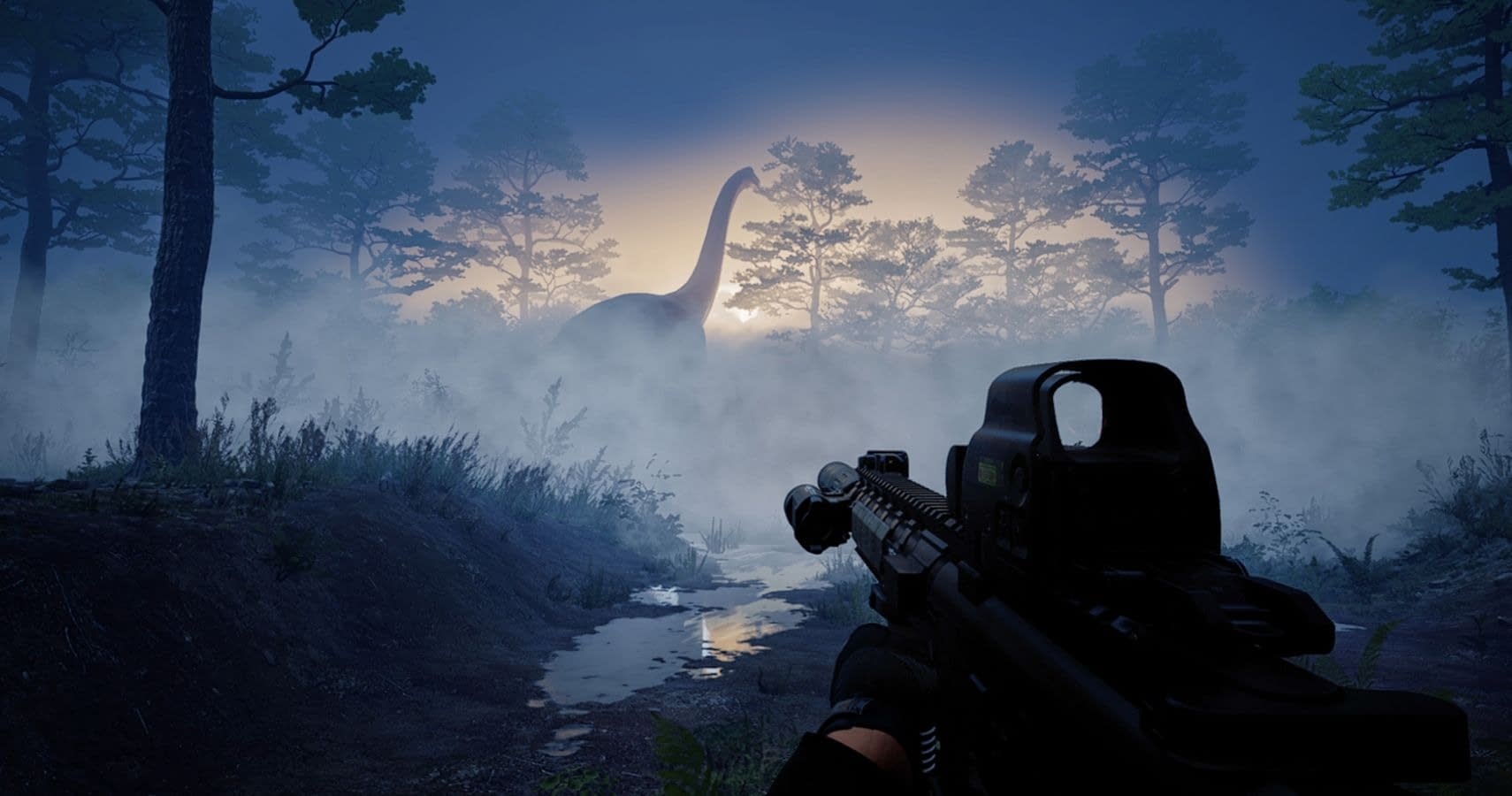 UE5 Developed Dinosaur Theme Shooter Game New Fragman Geldi for Instinction