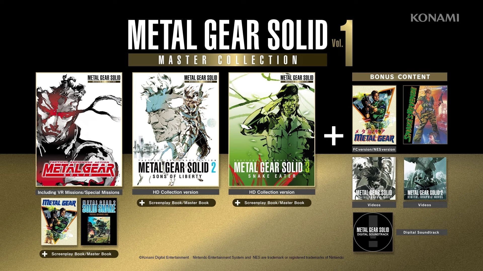 Metal Gear Solid Master Vol. 1, 24 October!